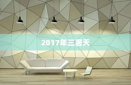 2017年三暑天