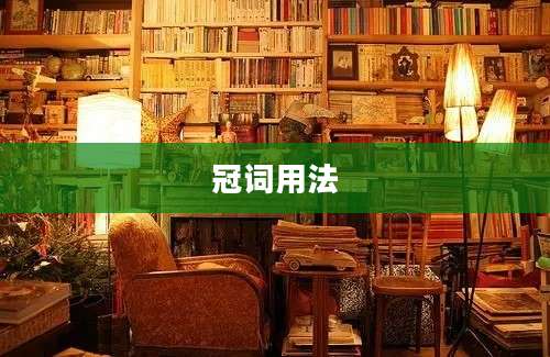 冠词用法