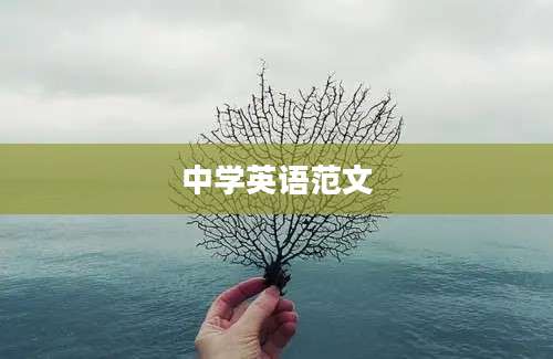 中学英语范文