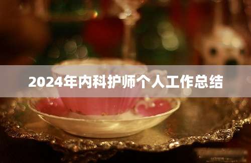 2024年内科护师个人工作总结