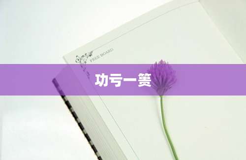 功亏一篑