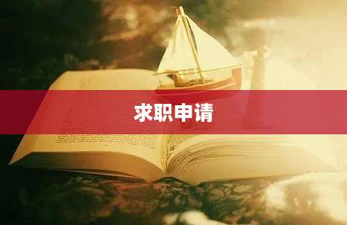 求职申请