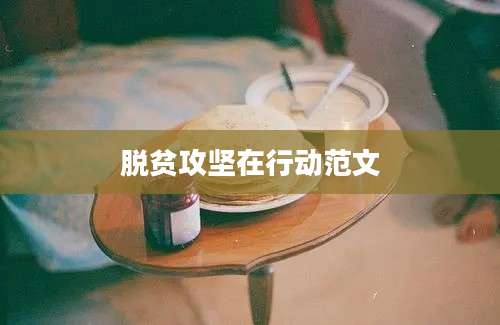 脱贫攻坚在行动范文