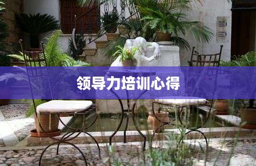 领导力培训心得