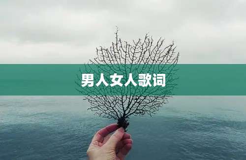 男人女人歌词