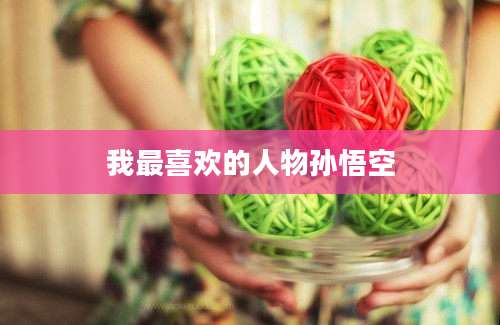 我最喜欢的人物孙悟空