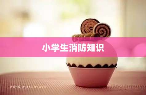 小学生消防知识