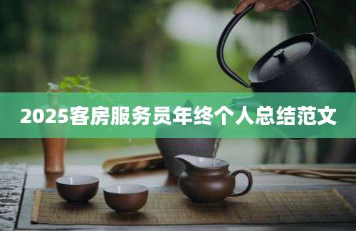 2025客房服务员年终个人总结范文