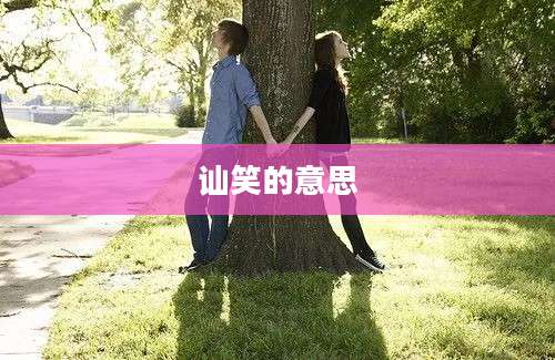 讪笑的意思