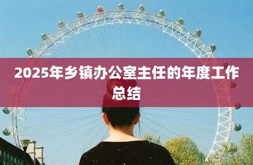 2025年乡镇办公室主任的年度工作总结