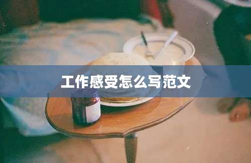 工作感受怎么写范文