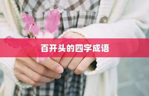 百开头的四字成语