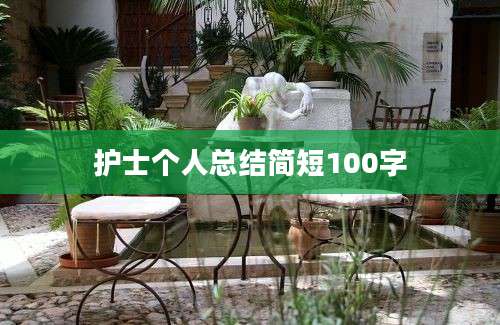 护士个人总结简短100字