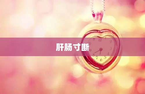 肝肠寸断