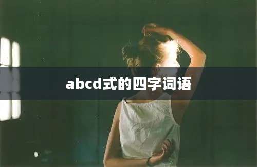 abcd式的四字词语