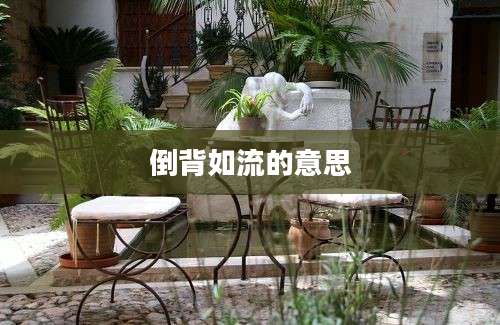 倒背如流的意思