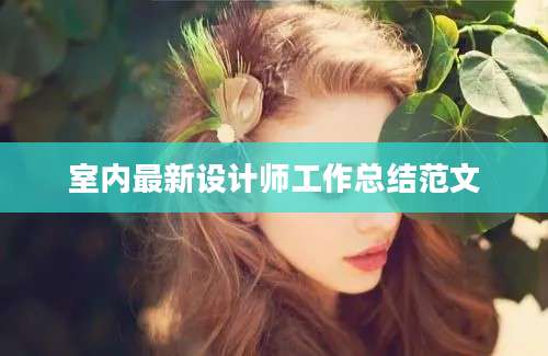 室内最新设计师工作总结范文